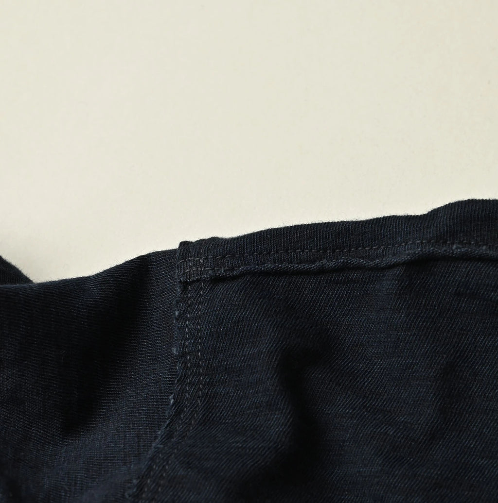 Indigo Tenjiku 908 Polo Shirt Detail