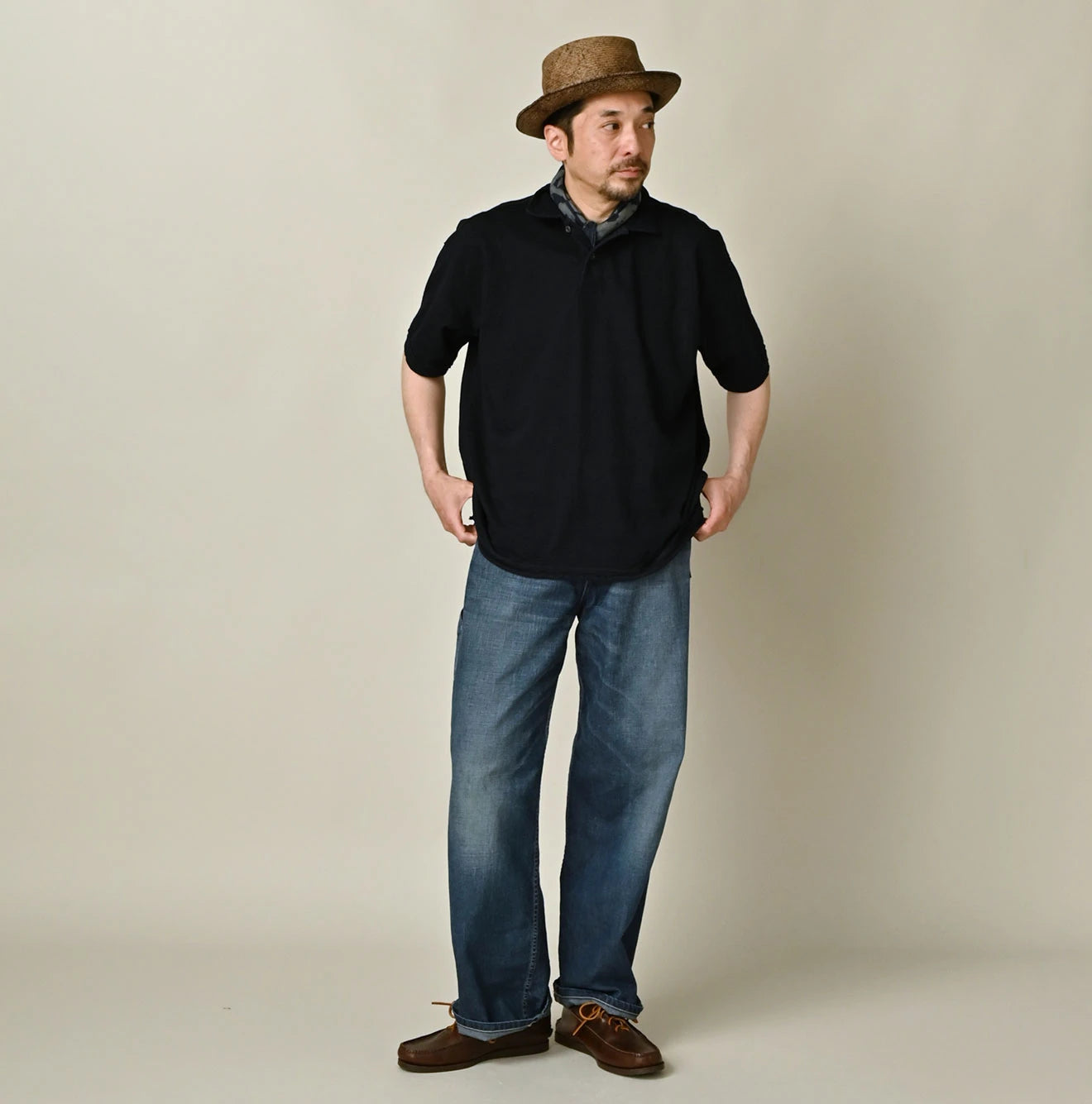 Indigo Tenjiku 908 Polo Shirt