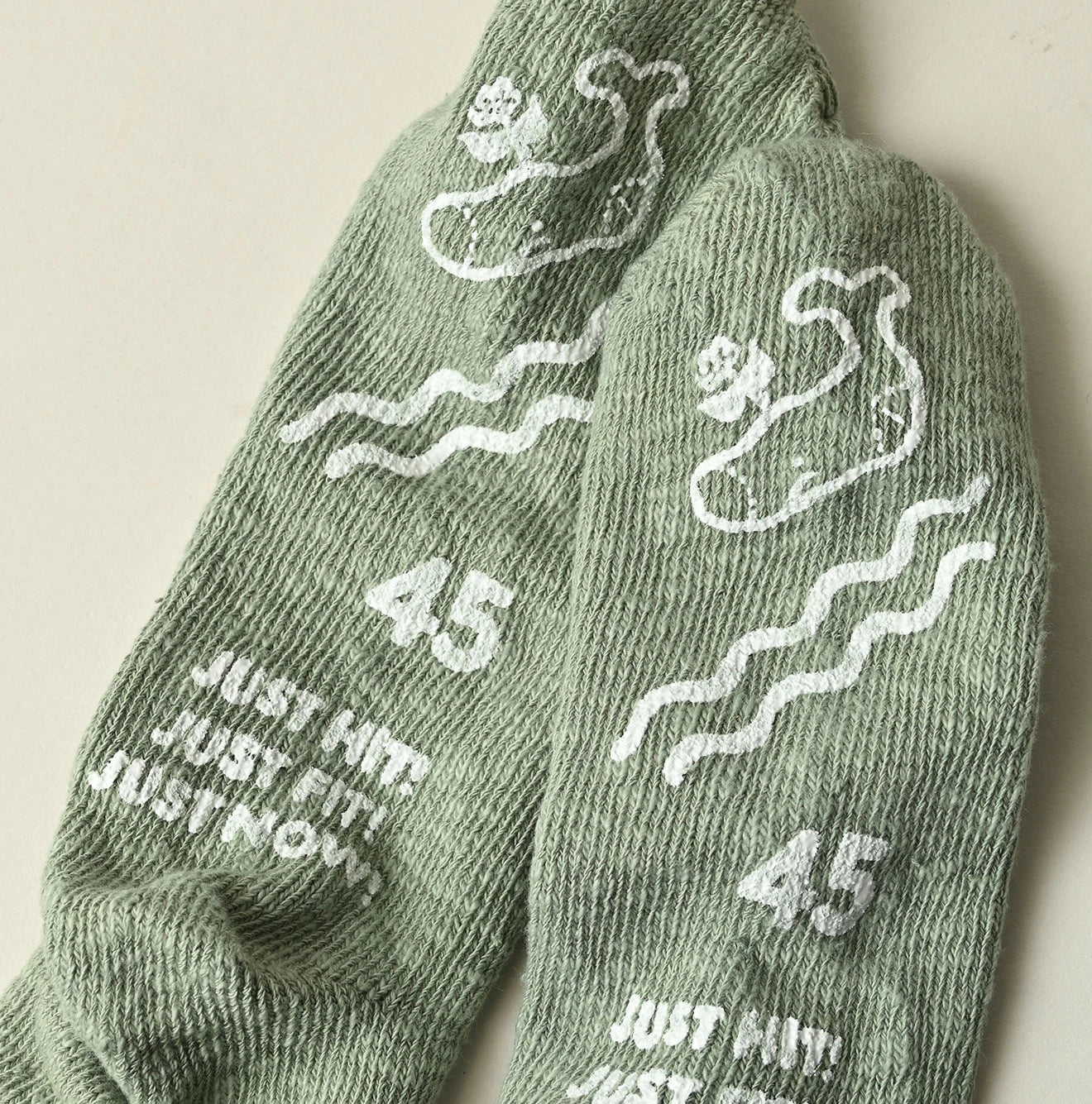 45 Plant Dyed Dozume Tenjiku Socks Detail