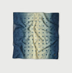 Indigo Supima Selvage Spring Mist Bandana Indigo Tan
