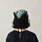 Indigo Supima Selvage Spring Mist Bandana