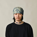 Indigo Supima Selvage Spring Mist Bandana