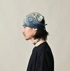Indigo Supima Selvage Spring Mist Bandana