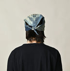 Indigo Supima Selvage Spring Mist Bandana