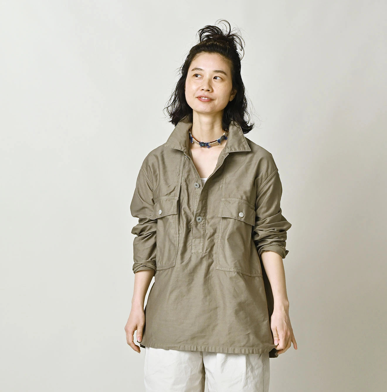Weft Satin 908 Bush Shirt