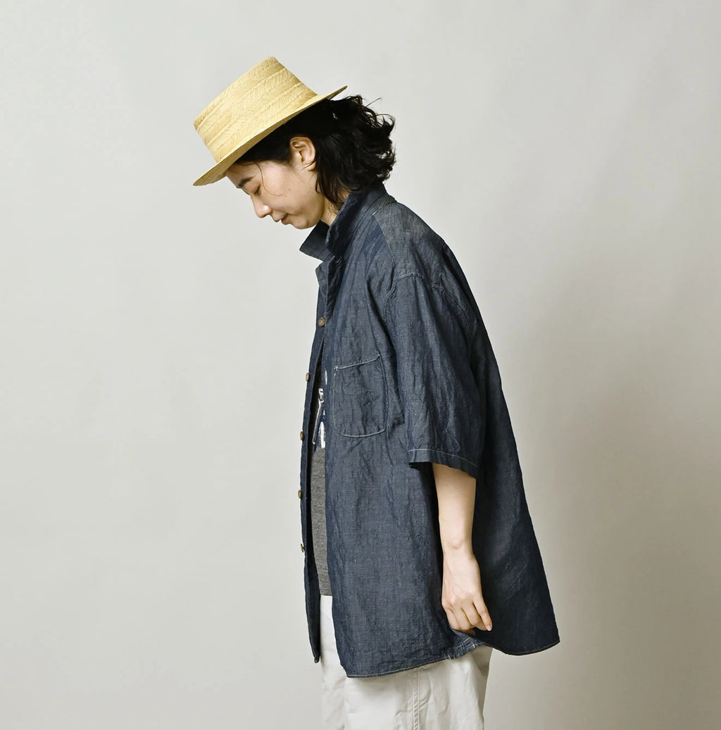 Cotton Linen Dungaree LeiLei Shirt MEN Nou