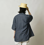 Cotton Linen Dungaree LeiLei Shirt MEN Nou