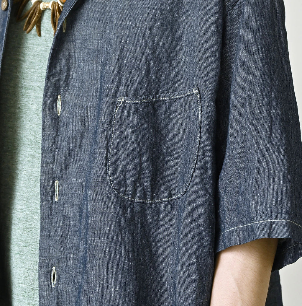 Cotton Linen Dungaree LeiLei Shirt MEN Nou