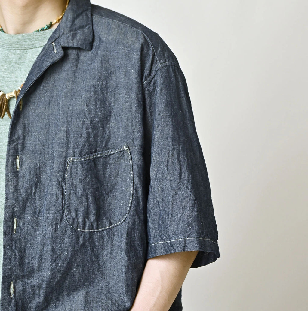 Cotton Linen Dungaree LeiLei Shirt MEN Nou