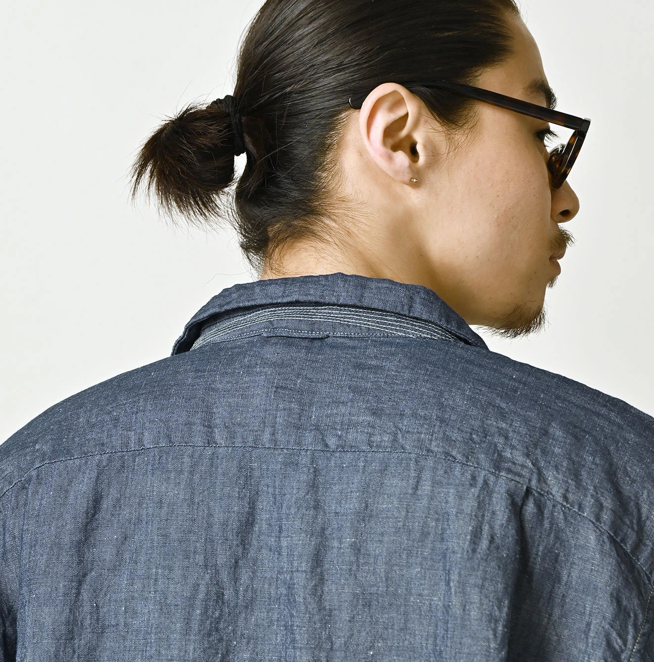 Cotton Linen Dungaree LeiLei Shirt MEN Nou