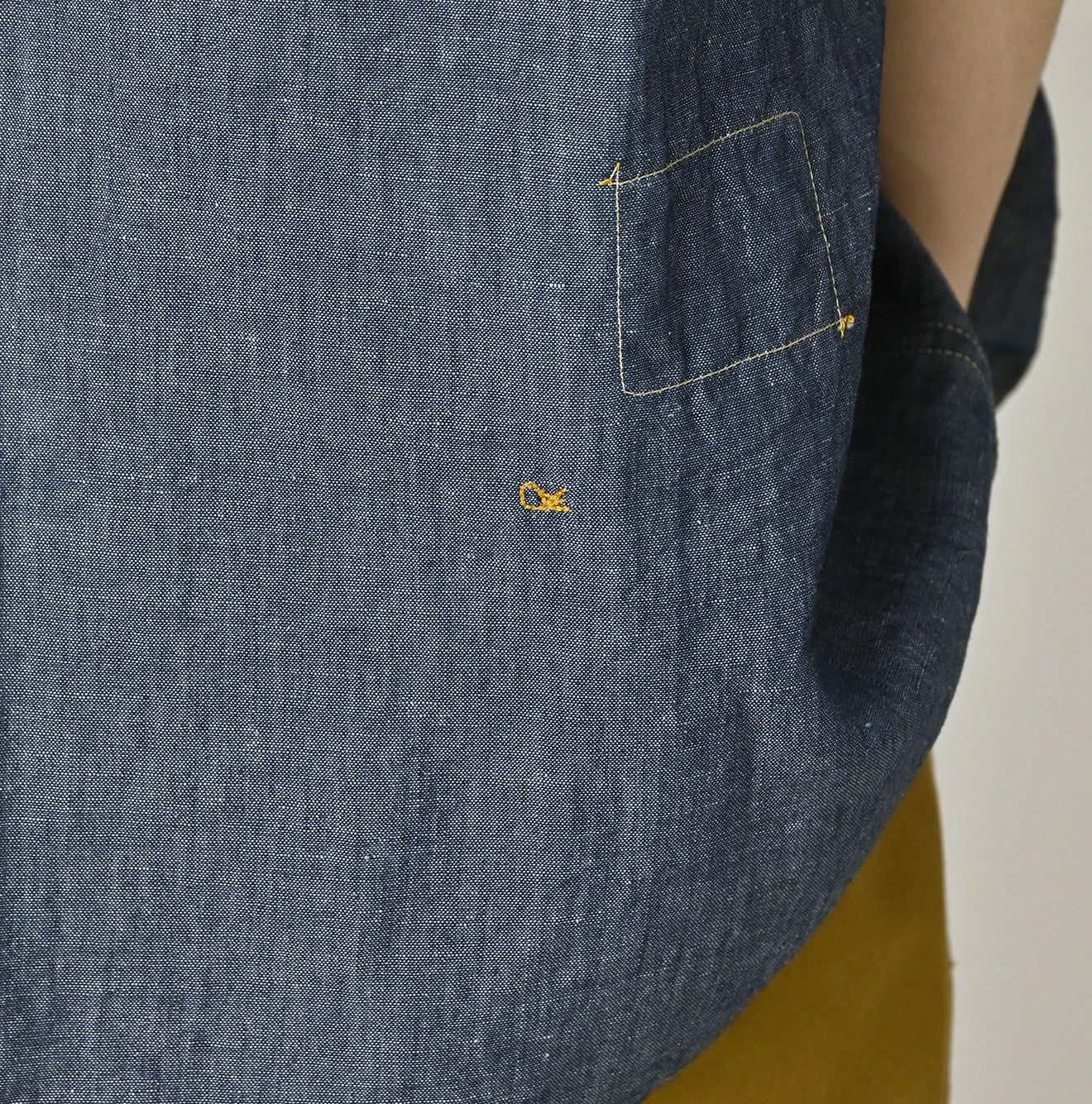 Cotton Linen Dungaree LeiLei Shirt MEN Nou