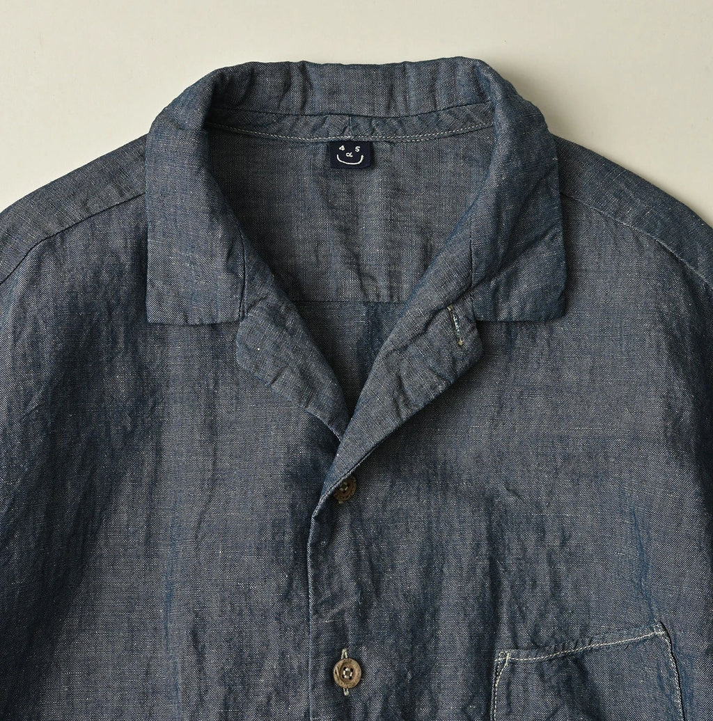 Cotton Linen Dungaree LeiLei Shirt MEN Nou
