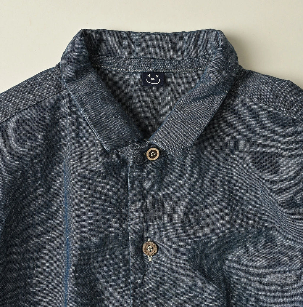 Cotton Linen Dungaree LeiLei Shirt MEN Nou