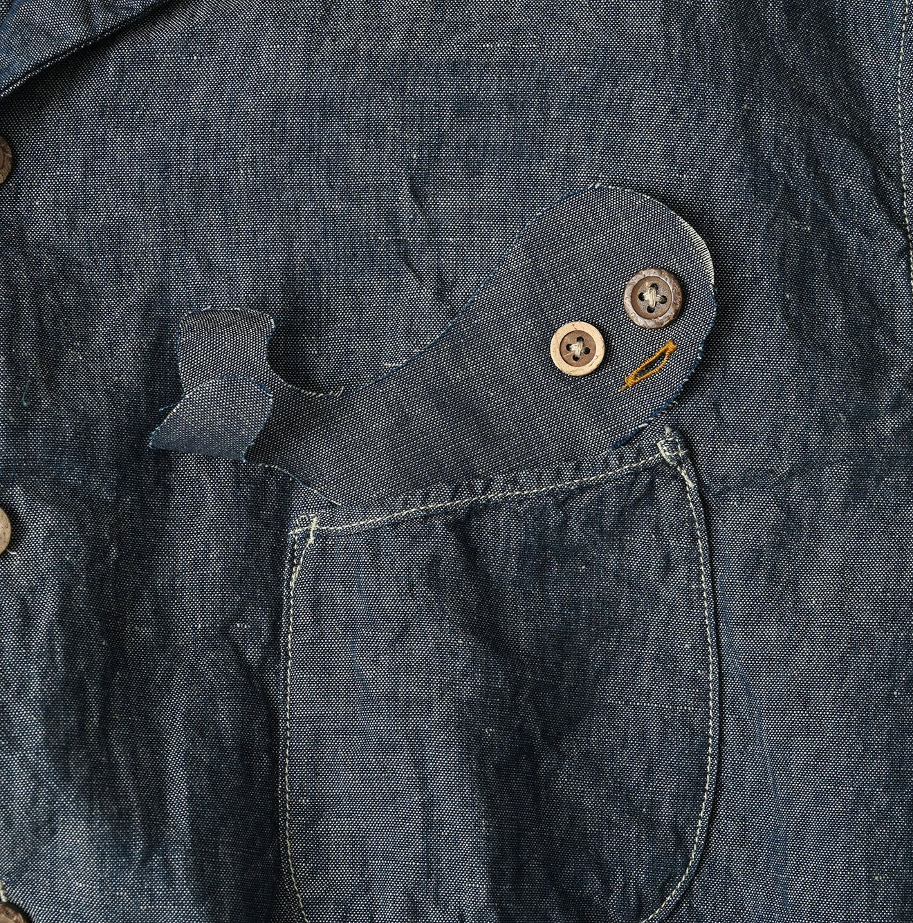 Cotton Linen Dungaree LeiLei Shirt MEN Nou