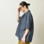 Cotton Linen Dungaree LeiLei Shirt MEN Nou