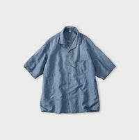 Cotton Linen Dungaree LeiLei Shirt MEN Distressed