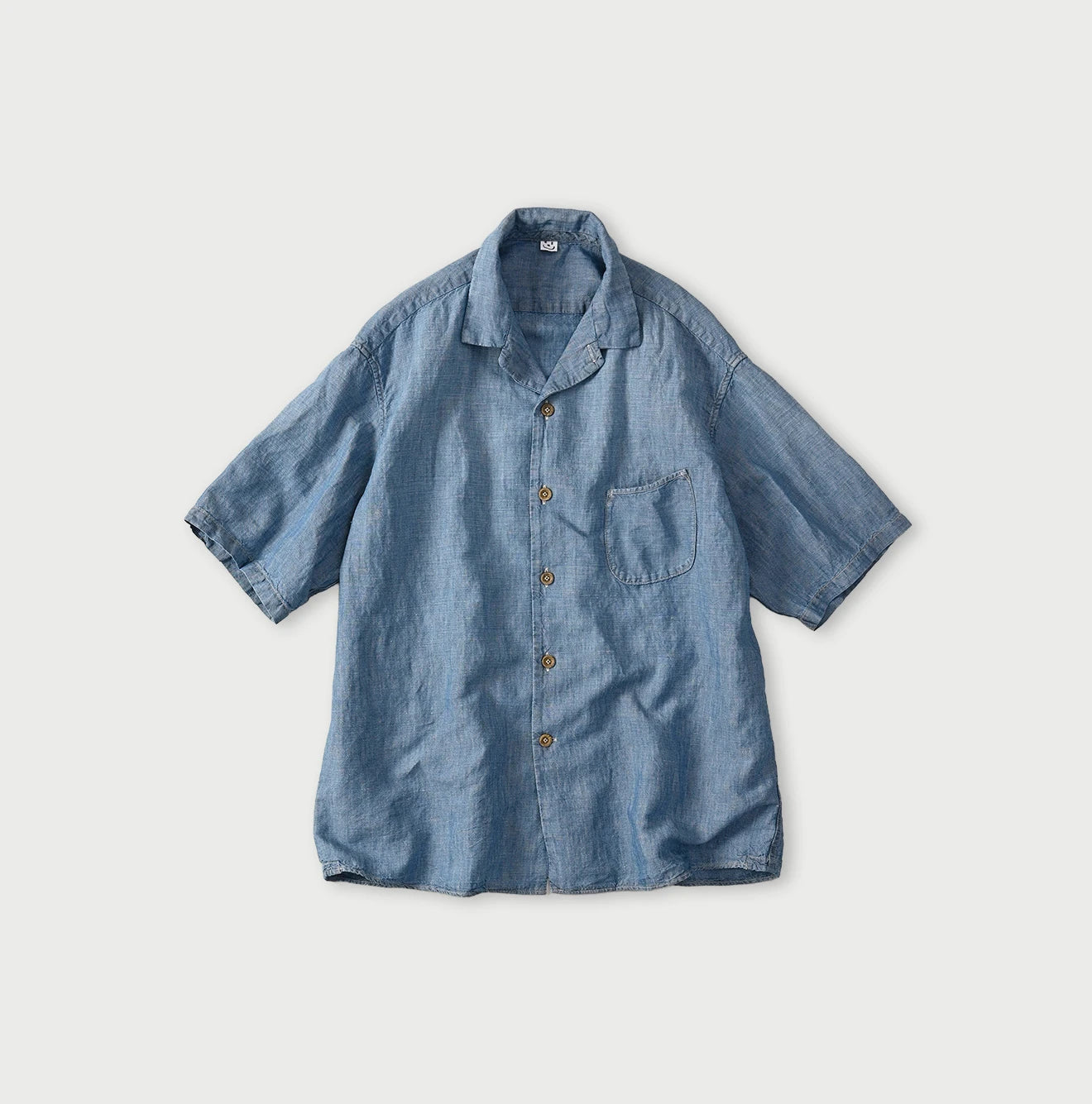 Cotton Linen Dungaree LeiLei Shirt MEN Distressed