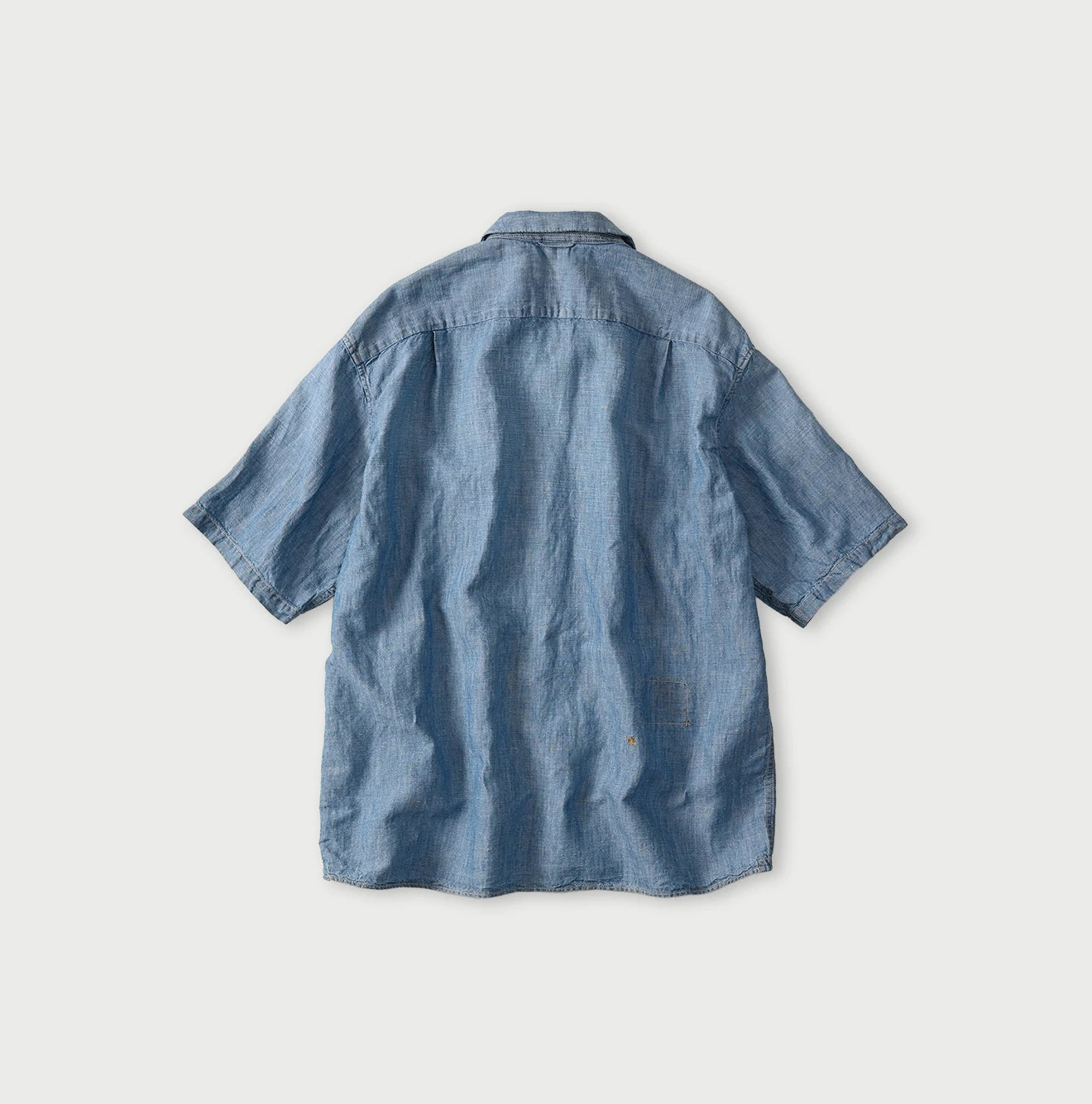Cotton Linen Dungaree LeiLei Shirt MEN Distressed