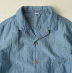Cotton Linen Dungaree LeiLei Shirt MEN Distressed