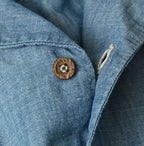 Cotton Linen Dungaree LeiLei Shirt MEN Distressed