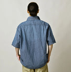 Cotton Linen Dungaree LeiLei Shirt MEN Distressed