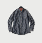 Cotton Linen Dungaree 908 Ocean Eastern Shirt Nou