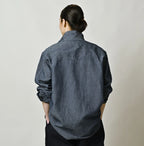 Cotton Linen Dungaree 908 Ocean Eastern Shirt Nou