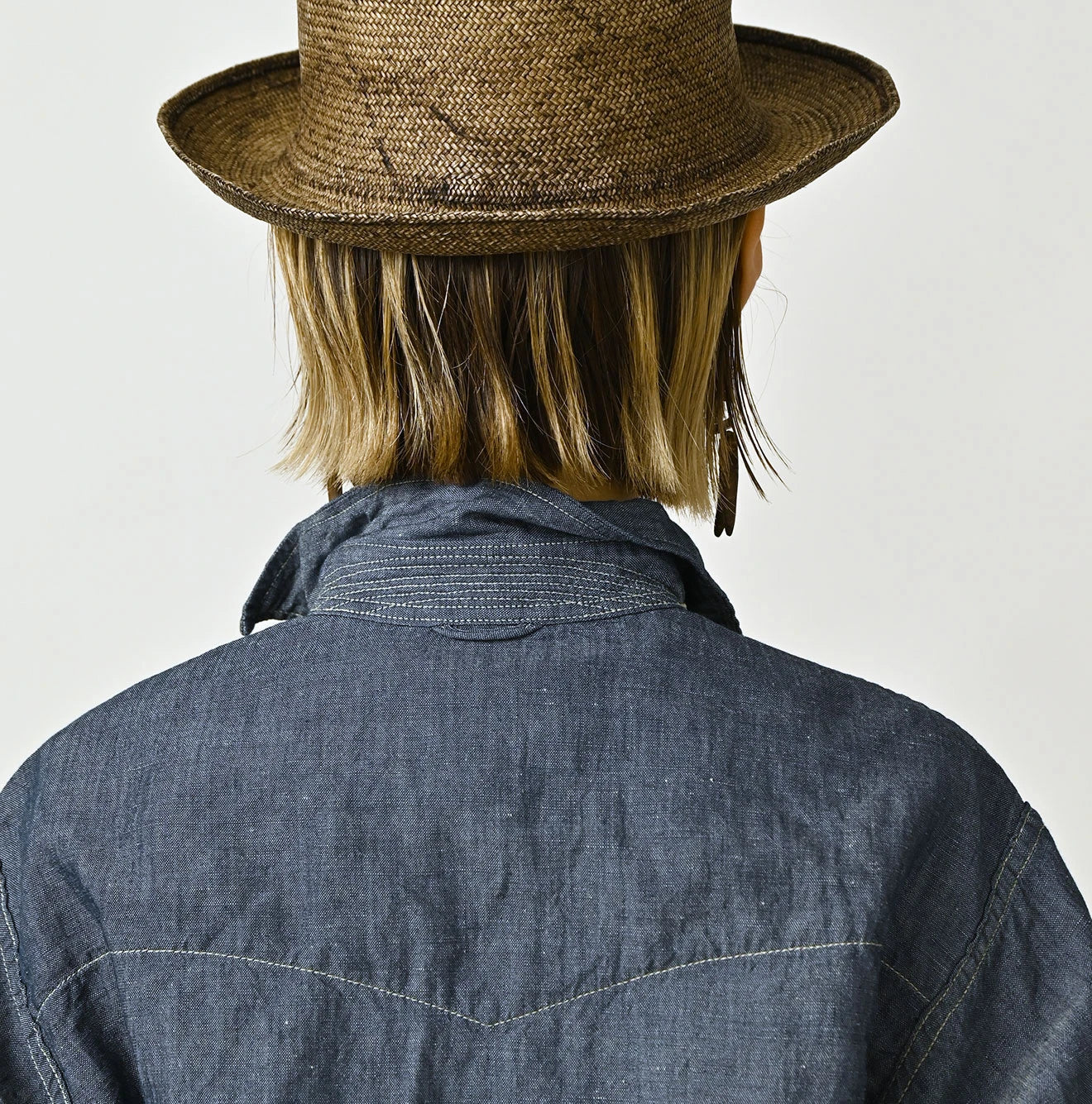 Cotton Linen Dungaree 908 Ocean Eastern Shirt Nou