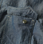 Cotton Linen Dungaree 908 Ocean Eastern Shirt Nou