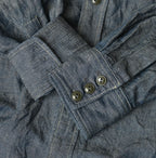 Cotton Linen Dungaree 908 Ocean Eastern Shirt Nou