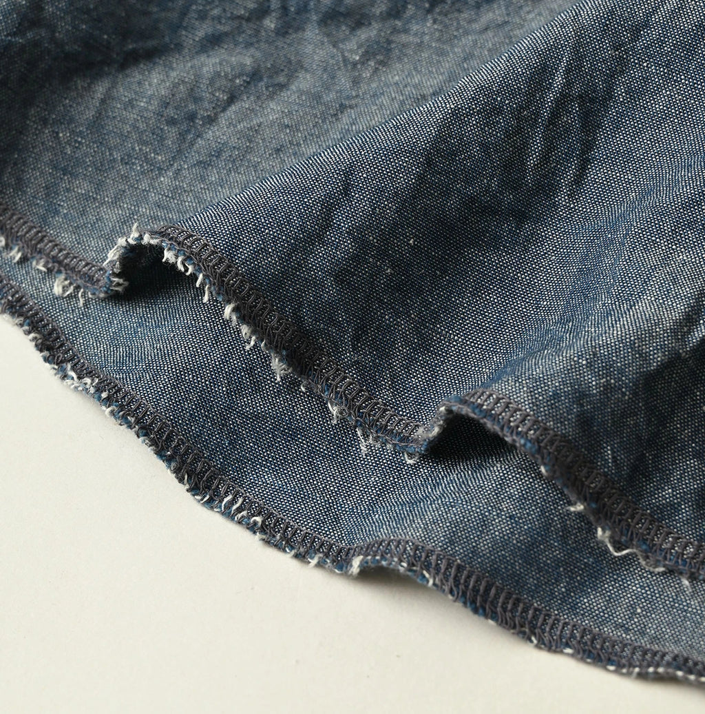 Cotton Linen Dungaree 908 Ocean Eastern Shirt Nou