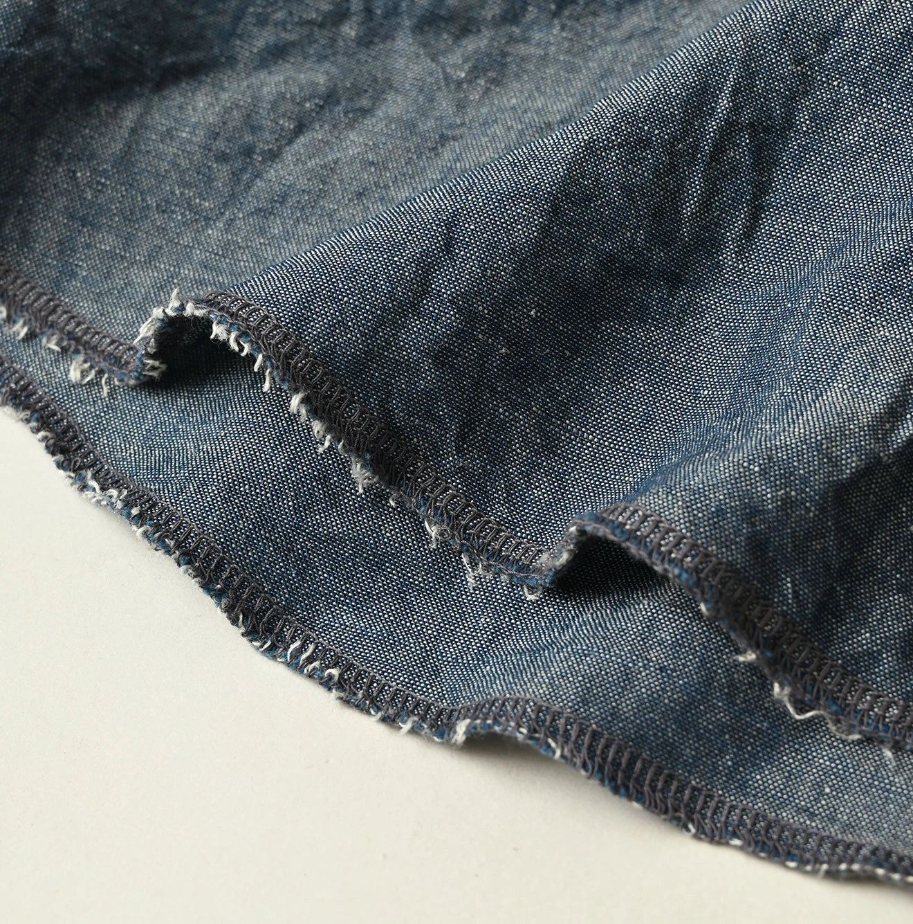 Cotton Linen Dungaree 908 Ocean Eastern Shirt Nou