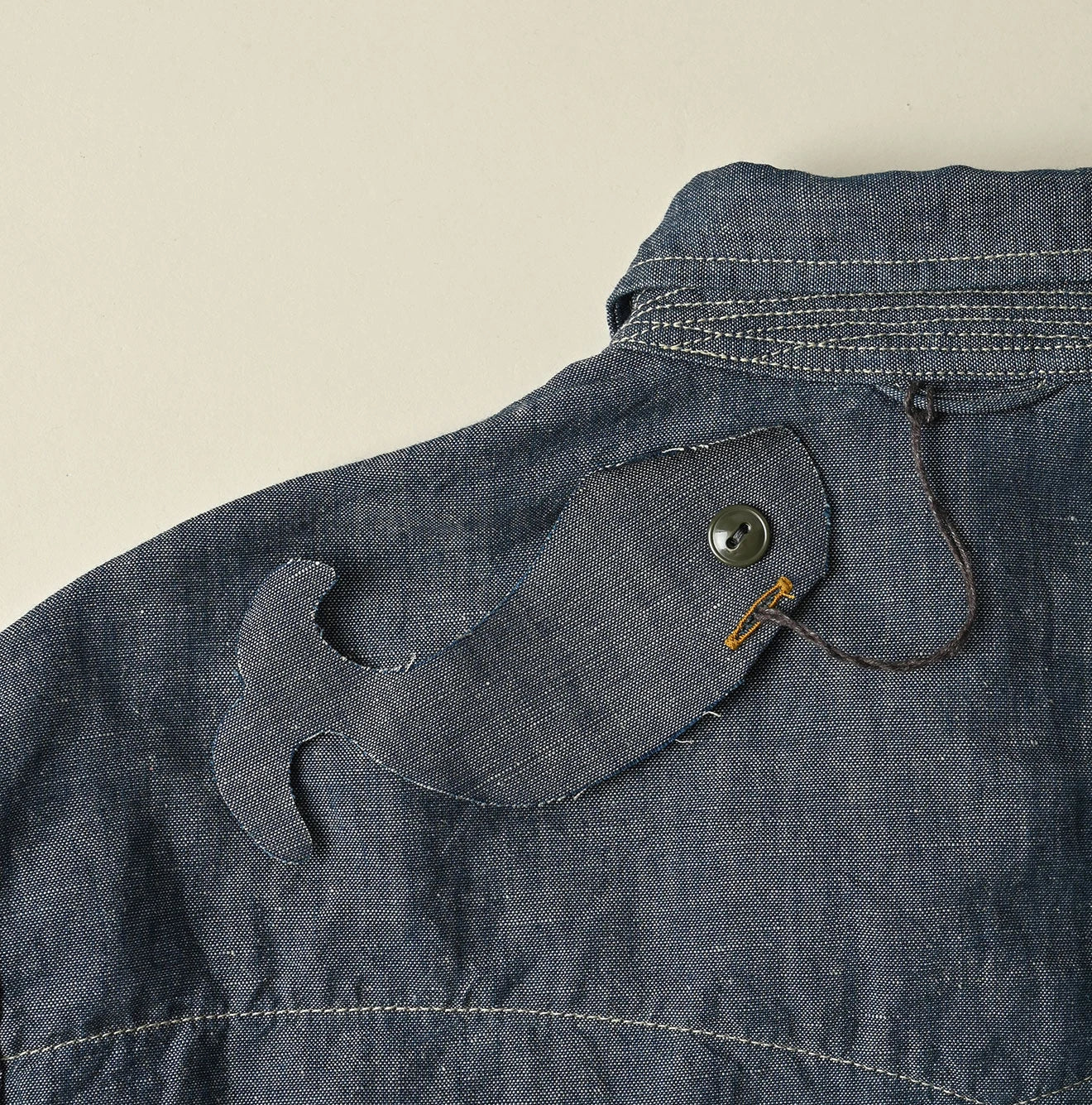 Cotton Linen Dungaree 908 Ocean Eastern Shirt Nou