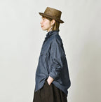 Cotton Linen Dungaree 908 Ocean Eastern Shirt Nou