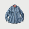 Cotton Linen Dungaree 908 Ocean Eastern Shirt Distressed