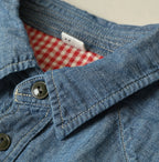 Cotton Linen Dungaree 908 Ocean Eastern Shirt Distressed