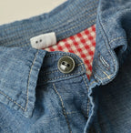 Cotton Linen Dungaree 908 Ocean Eastern Shirt Distressed