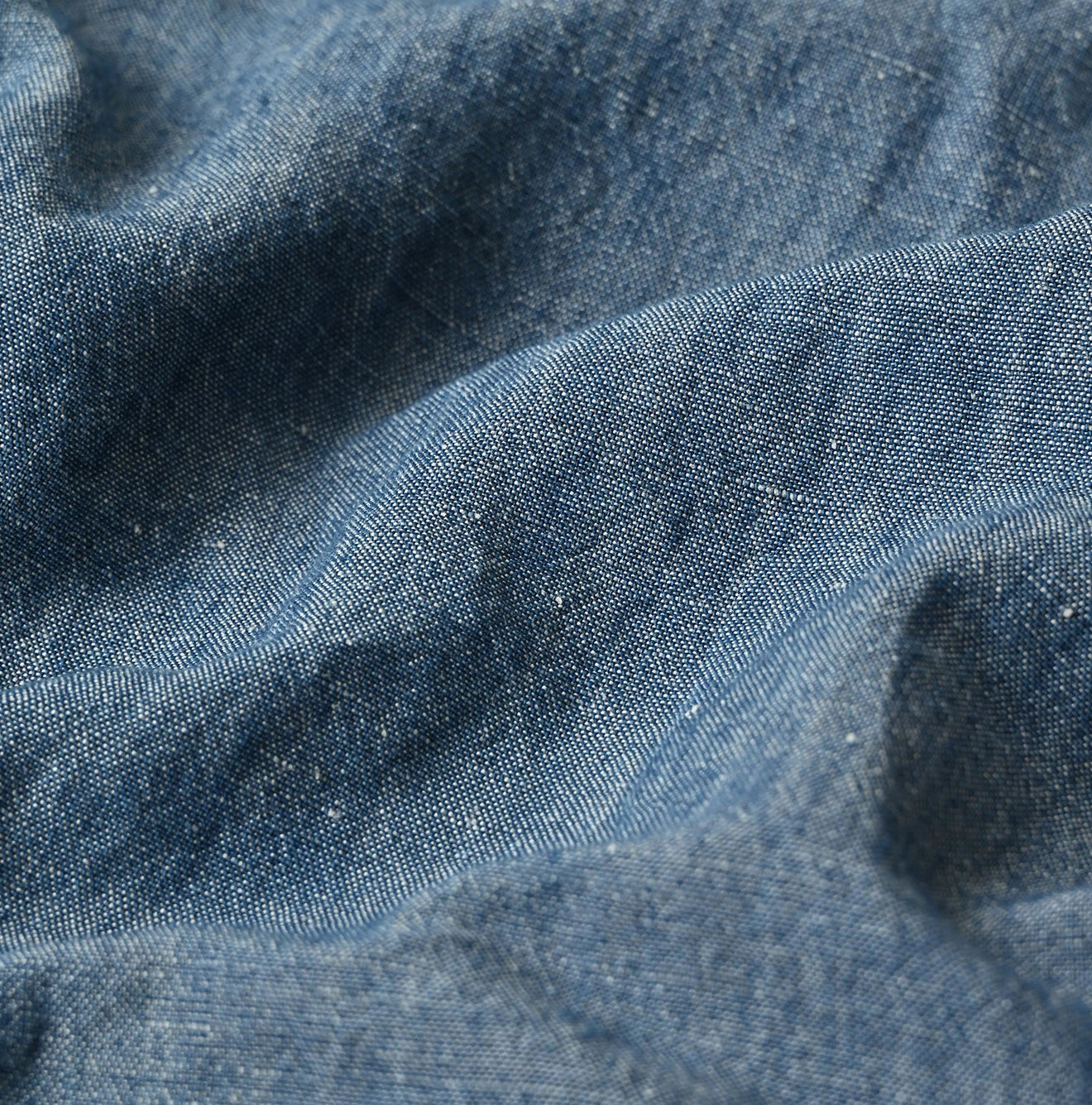 Cotton Linen Dungaree 908 Ocean Eastern Shirt Distressed