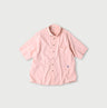 Indian Khadi OX Ocean Half Sleeve Shirt MEN Pink Chambray