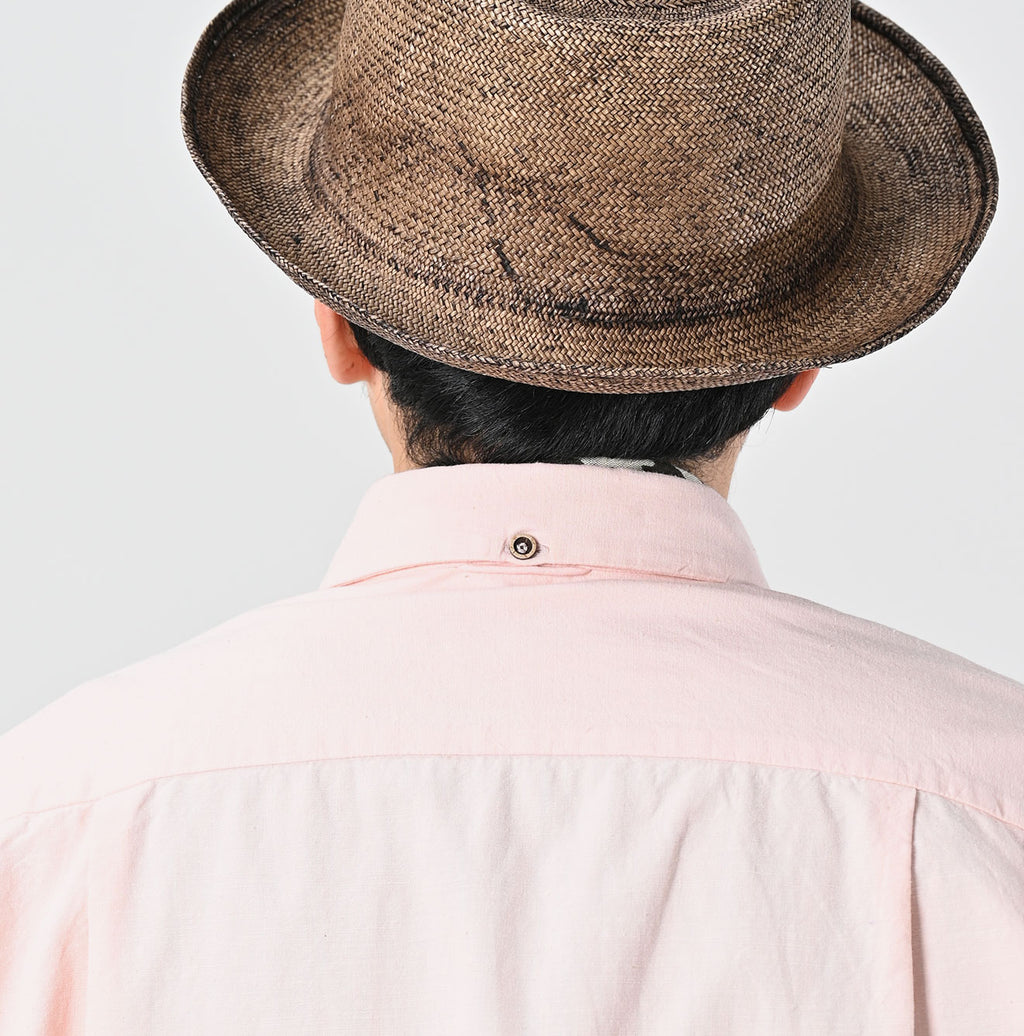 Indian Khadi OX Ocean Half Sleeve Shirt MEN Detail