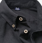 Indian Khadi OX Ocean Half Sleeve Shirt MEN Detail