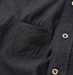 Indian Khadi OX Ocean Half Sleeve Shirt MEN Detail