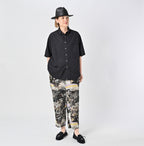 Indian Khadi OX Ocean Half Sleeve Shirt MEN Female Model