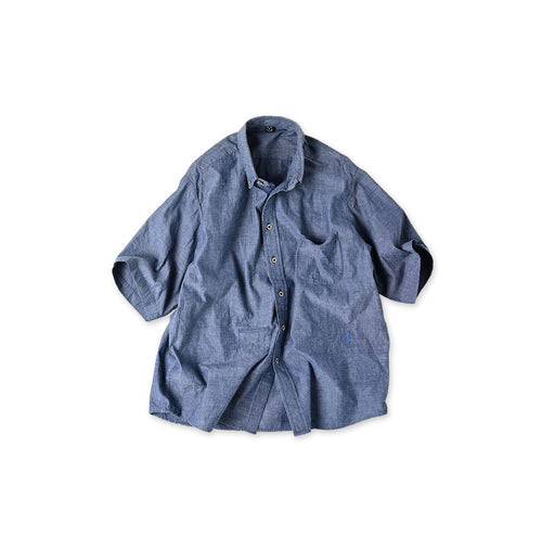 Ai Indian Khadi OX Ocean Half Sleeve Shirt MEN