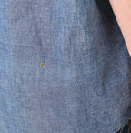 Ai Indian Khadi OX Ocean Half Sleeve Shirt MEN Detail