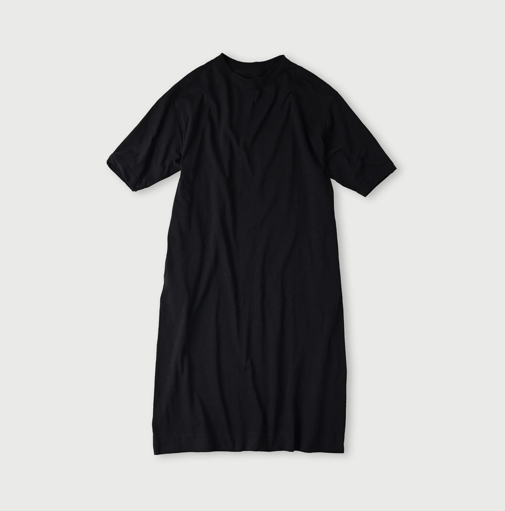 Tenjiku 45 Star Half Sleeve Dress Black
