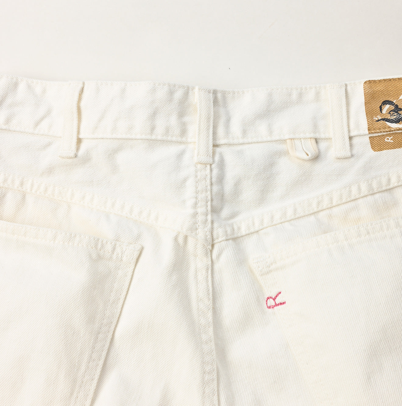 Rye Mugi Denim Charlotte 5 White Detail