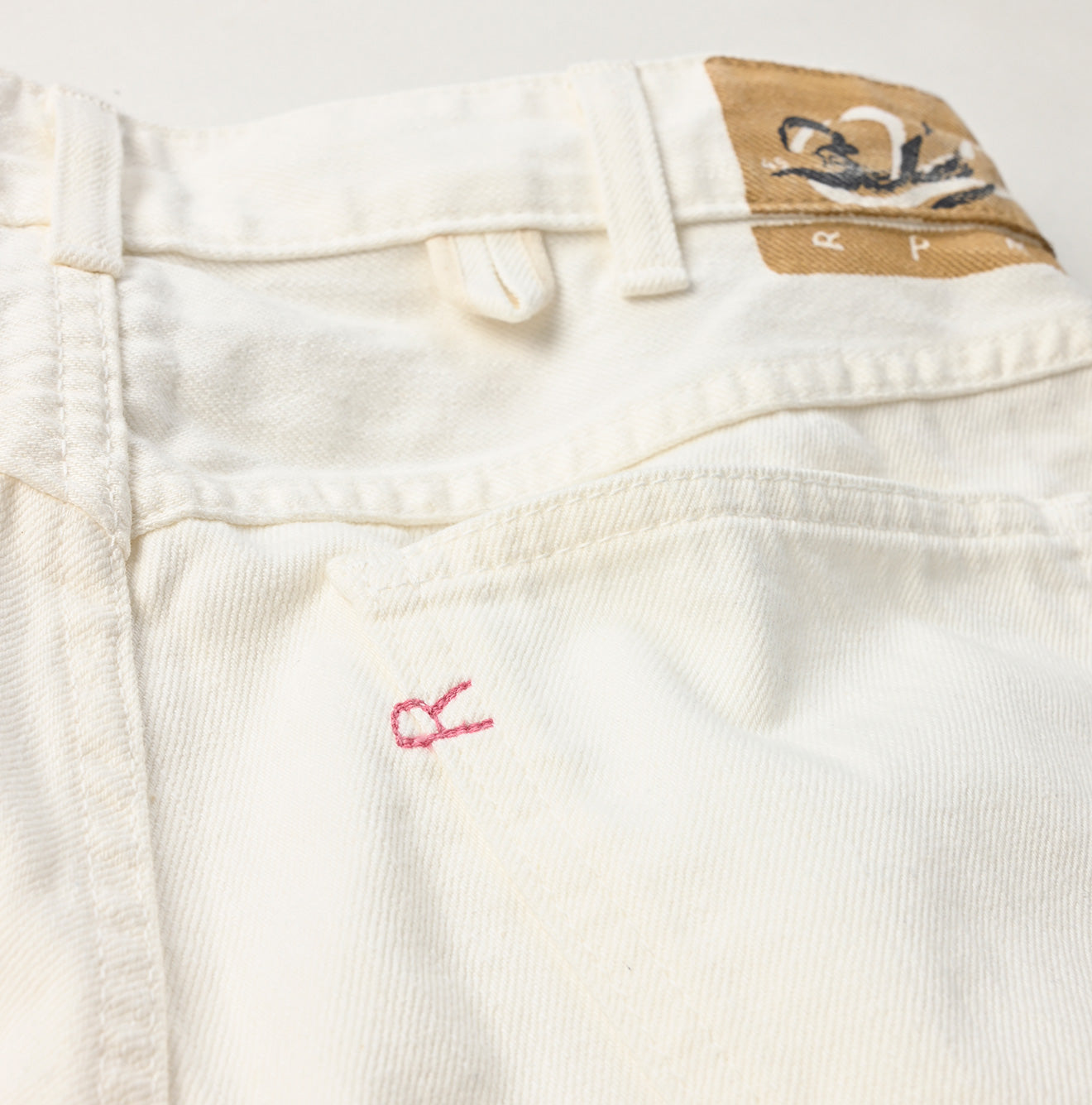 Rye Mugi Denim Charlotte 5 White Detail