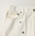 Rye Mugi Denim Cross Over Pants White Distressed Detail