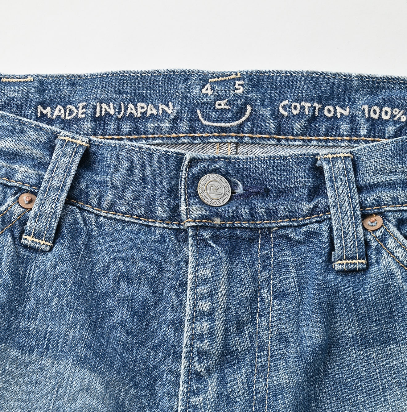 Raimugi Denim Crosby Jyu Detail